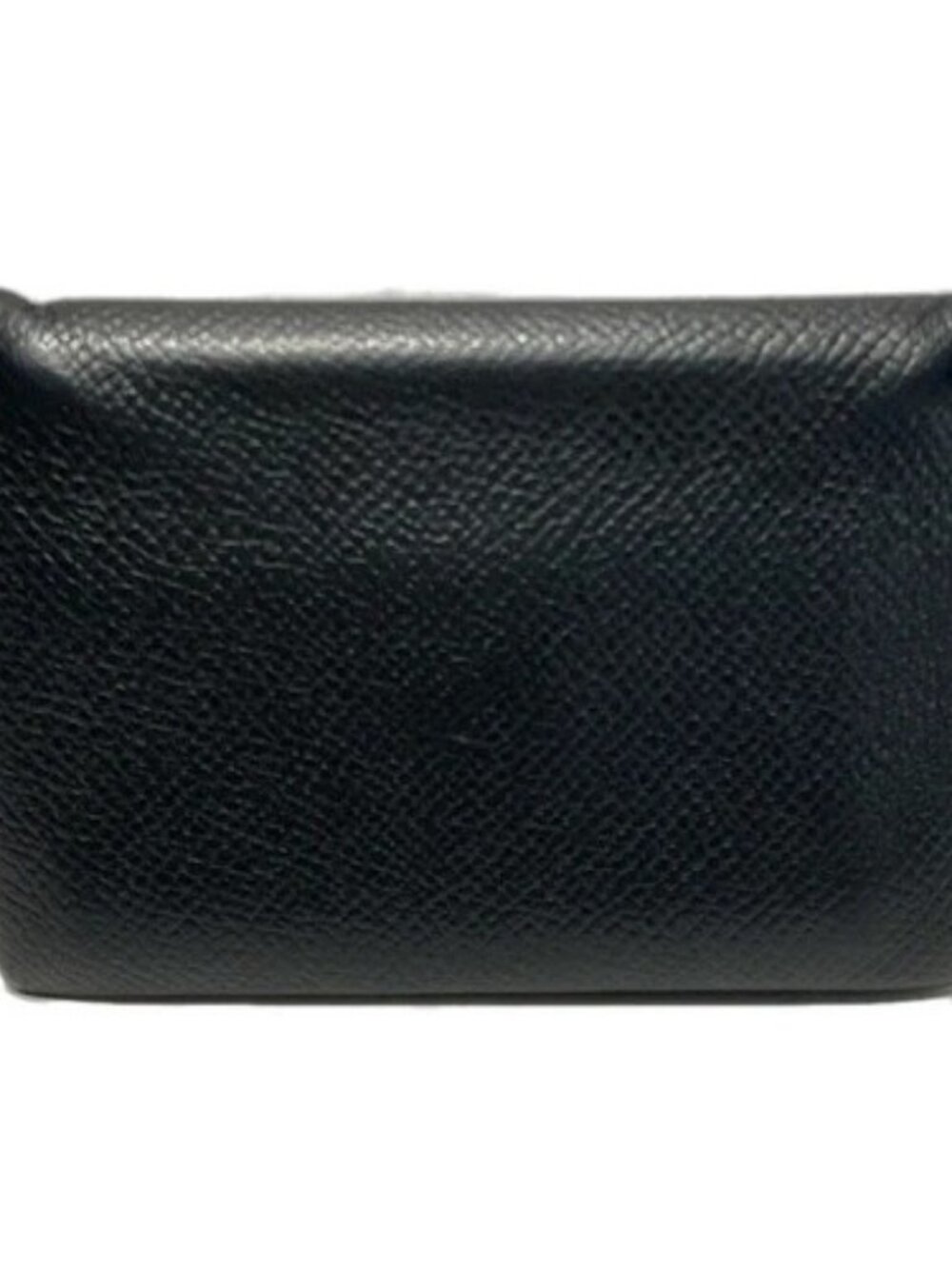 HERMES Calvi Black Veau Epsom D Coin Case
